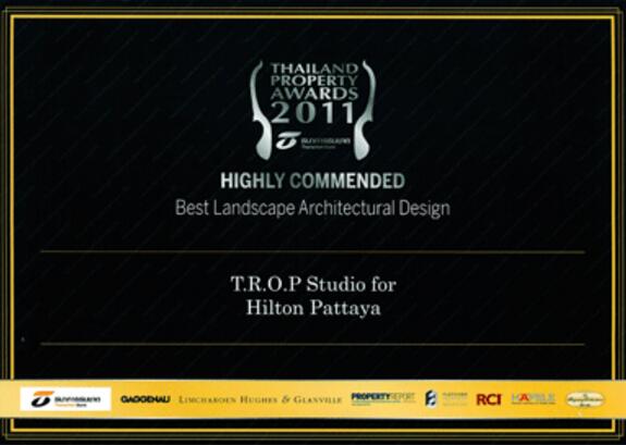 芭堤雅希尔顿酒店荣获泰国最佳景观设计奖