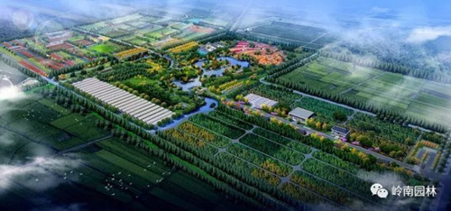 岭南园林在新疆草湖镇建立林业产业基地