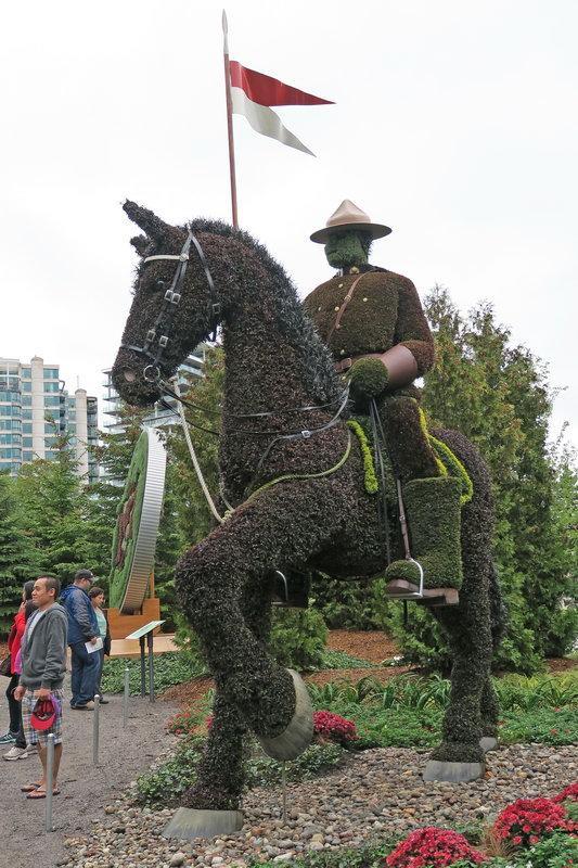 加拿大渥太华植物雕塑作品展，中国作品欢迎