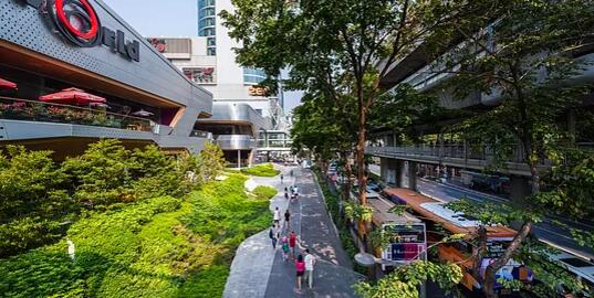 泰国曼谷城市步道景观设计