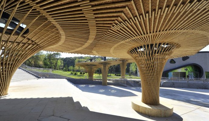 沈阳森林动物园熊猫馆建筑景观设计