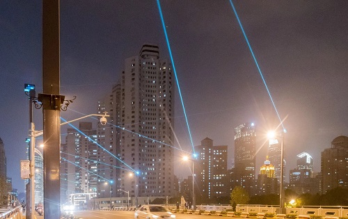 上海恒丰路桥景观灯光改造