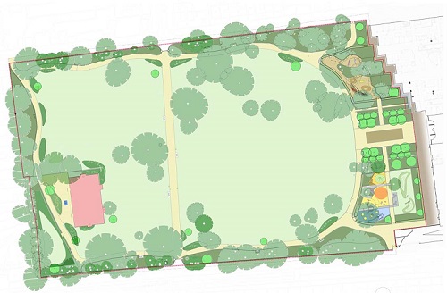 具有便利设施的绿色空间——沃姆浩特公园