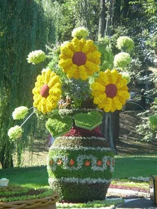 全球创意主题植物雕塑欣赏