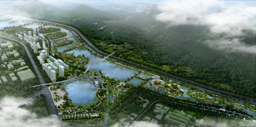 湖北黄石市打造磁湖下游湿地休闲娱乐公园