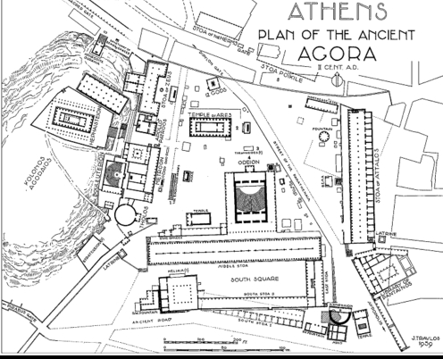 盘点古代公众户外游憩活动空间之——古希腊集市广场