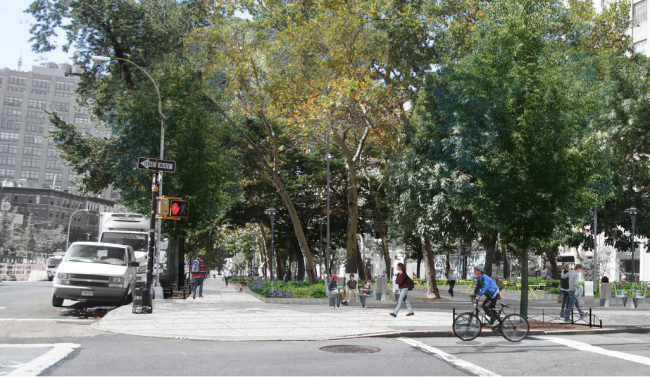美国纽约市春街公园景观设计