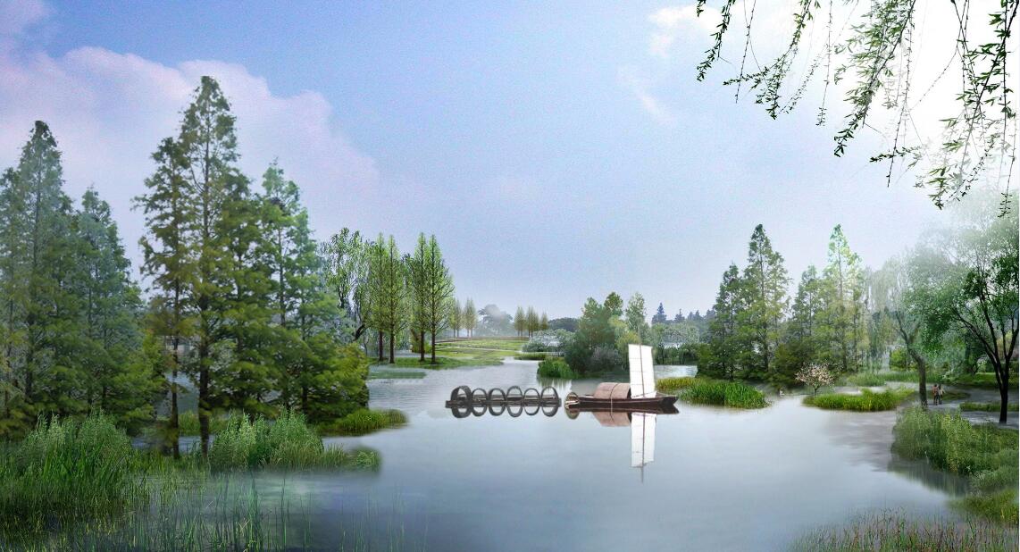 园冶杯专业奖：松滋市稻谷溪城市湿地公园规划设计