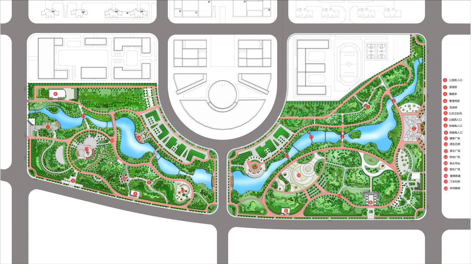 园冶杯专业奖：天津市双青公园景观方案设计