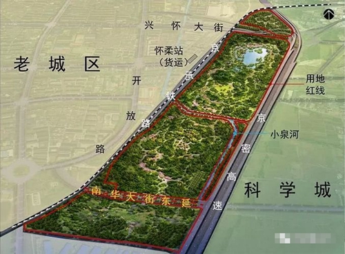 北京怀柔首个城市森林公园开工