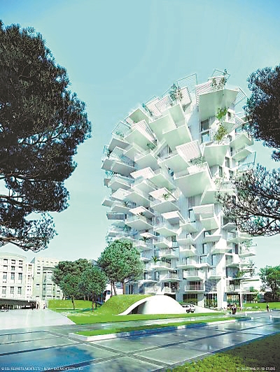 法国：在城市中也可住在“大树”上