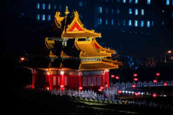 北京：600岁紫禁城上演现代灯光秀