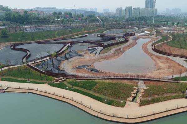 云南首个开放式海绵城市湿地公园建成