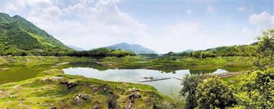重庆开州：三峡水库消落带建湿地公园