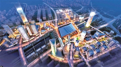 广州东部交通枢纽中心片区城市设计揭秘