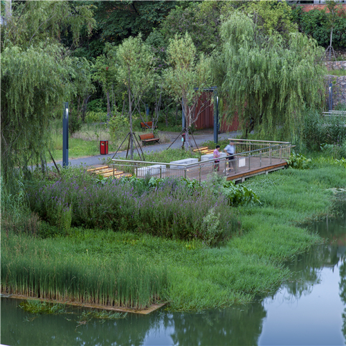 园冶杯专业奖|池州护城河遗址公园景观与海绵设计