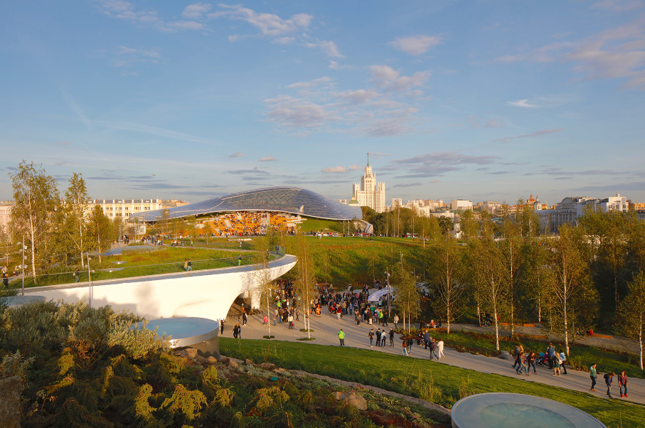 莫斯科扎里亚季耶公园景观设计