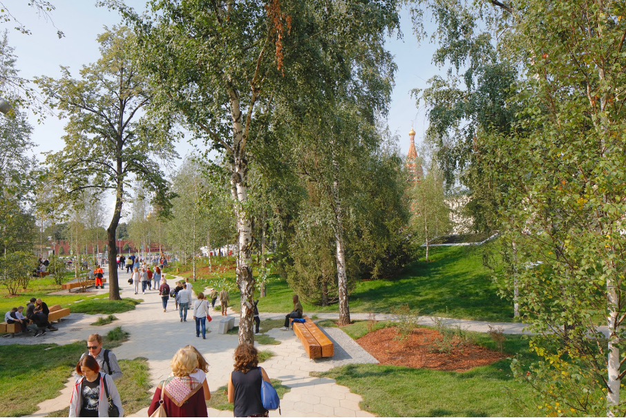 莫斯科扎里亚季耶公园景观设计