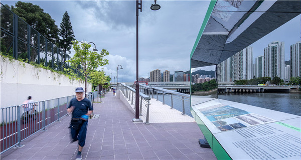 充满活力的散步道活动场所——香港沙田滨河栈道