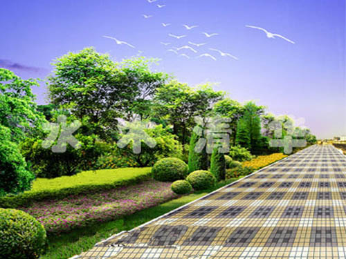 阳细河开发区化工园道路绿化设计(图)_单位绿