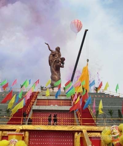 华夏人文始祖主题雕塑揭幕仪式在兰州举行