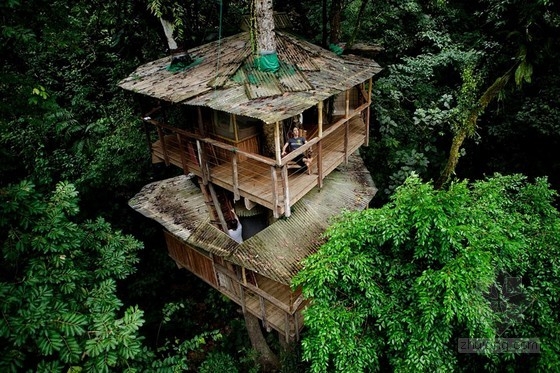 哥斯达黎加可持续树屋社区设计