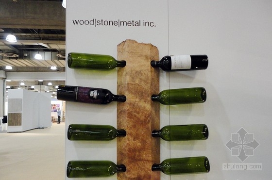 Wood|Stone|Metal Studio用伐倒的树木制成葡萄酒架