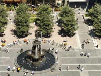 劳里·欧林作品（一）：辛辛那提喷泉广场