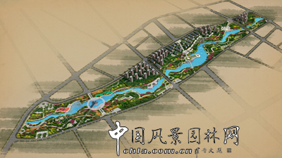 万合创景：奇台县水磨河丝路商旅文化园景观