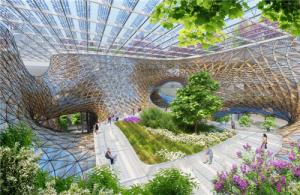 大型商业综合体设计：开放在庐山边的“木制兰花”