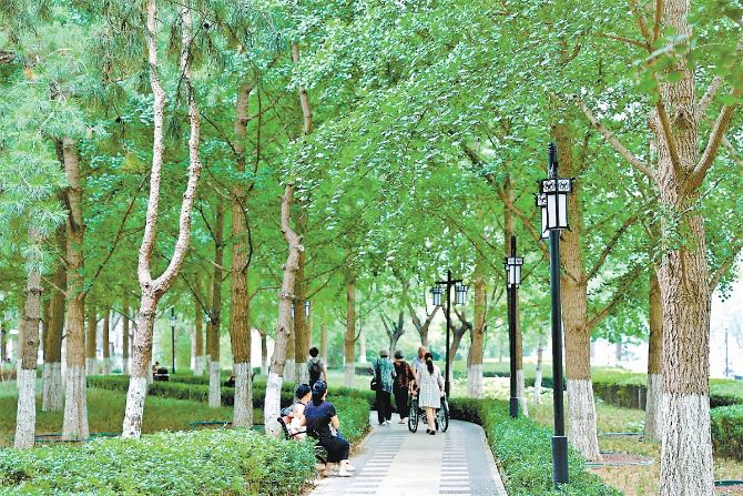 提升7处景观节点 北京皇城根遗址公园美颜升级