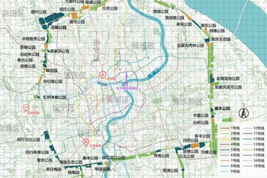 上海走向“城在园中” 环城生态公园带雏形初具